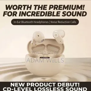 HiFi Wireless Bluetooth 5.3 Earbuds - Sound LED Battery Display