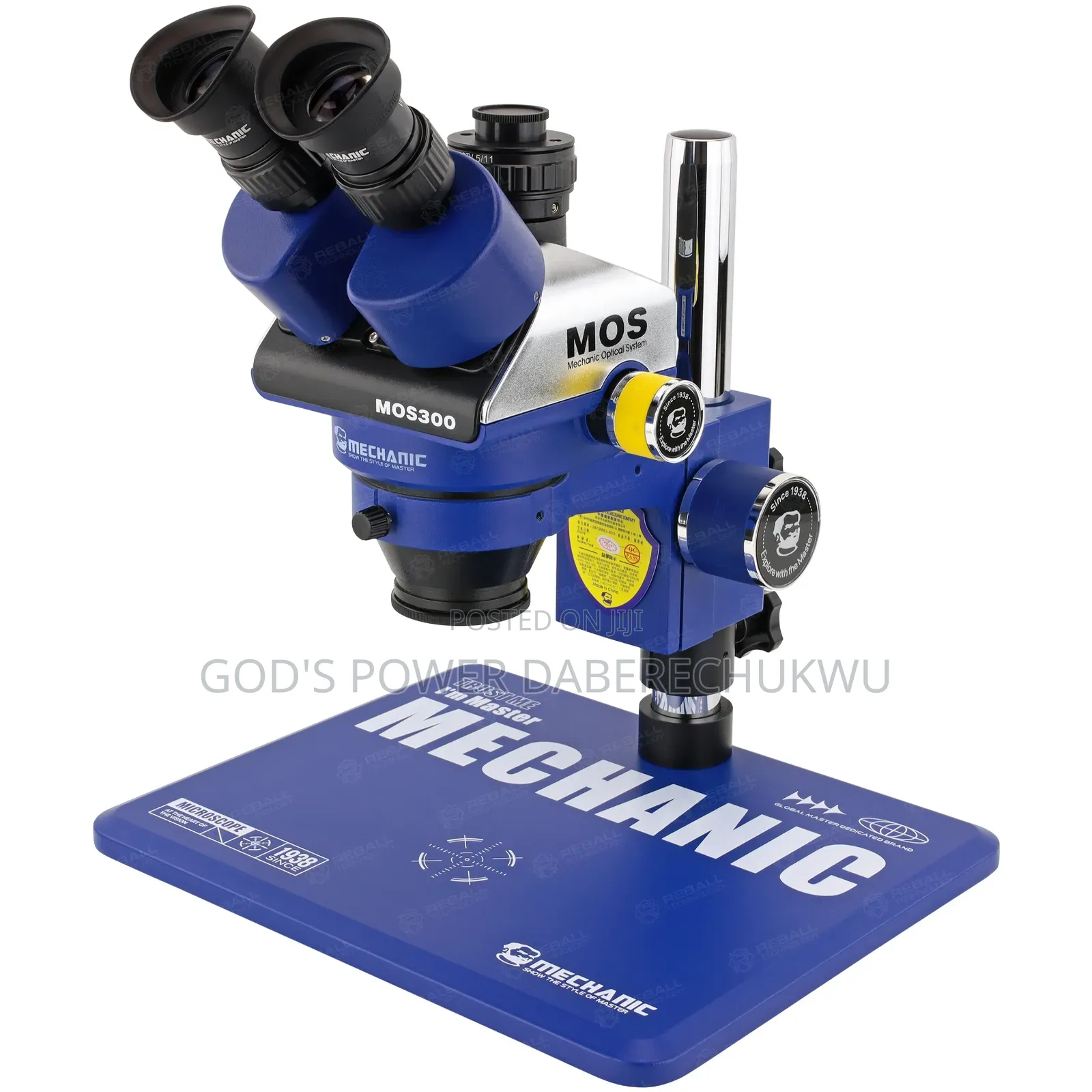 Mechanic Mos300 Trinocular Stereo Microscope