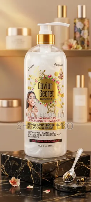 Caviar Secret Injection Super Bleaching 3-in-1 Exfoliating Shower Gel