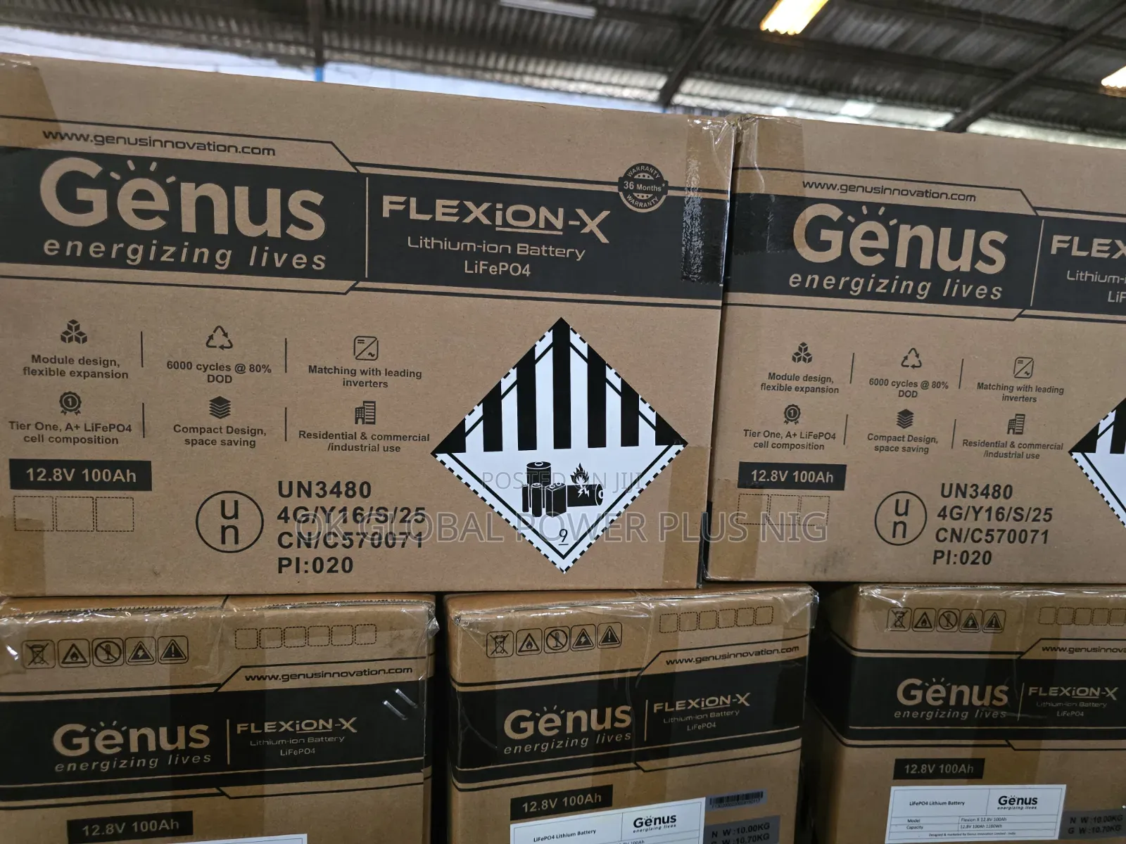 Genus 100ah/12.8v Flexion Lithium Ion Battery