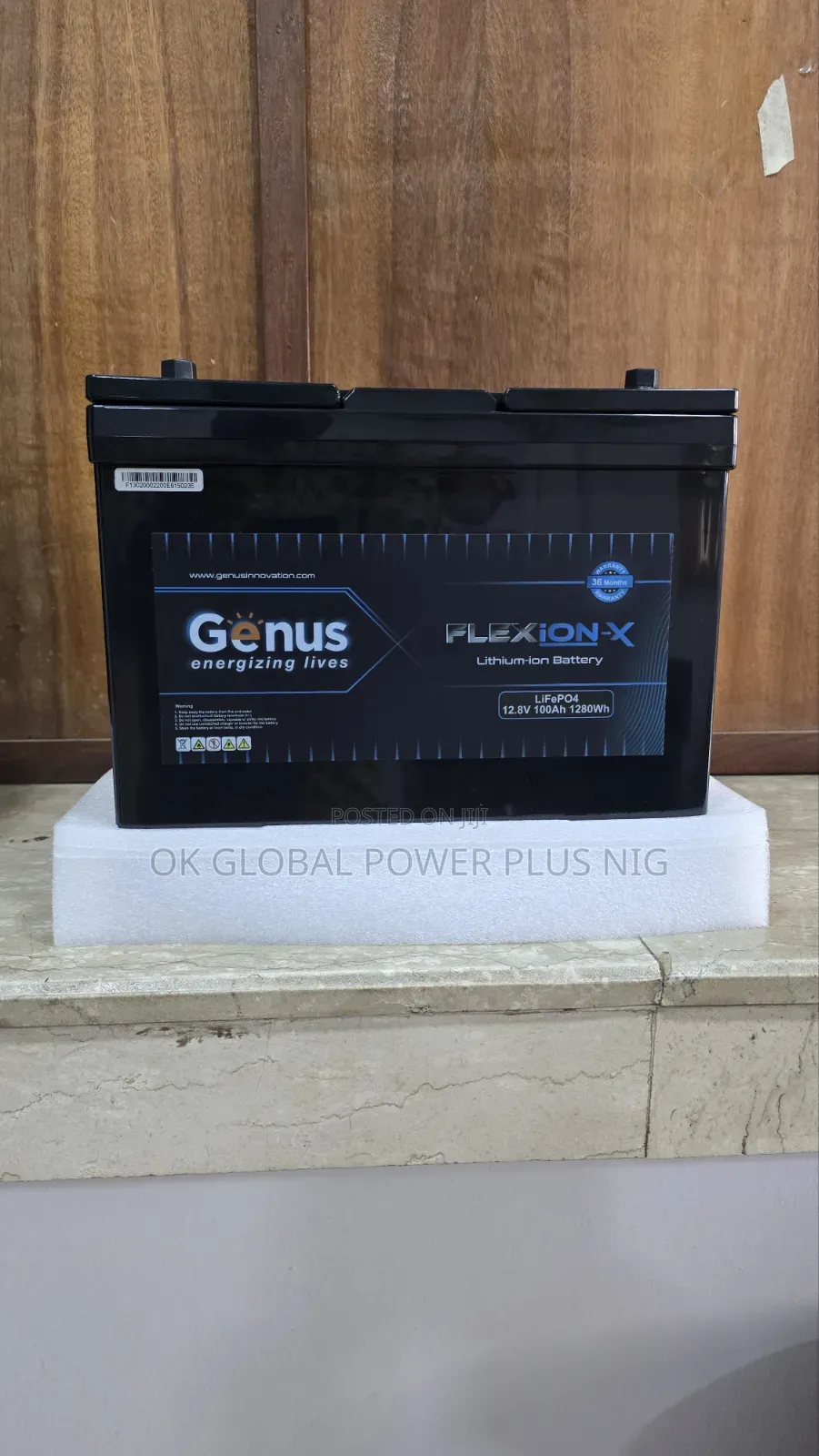 Genus 100ah/12.8v Flexion Lithium Ion Battery