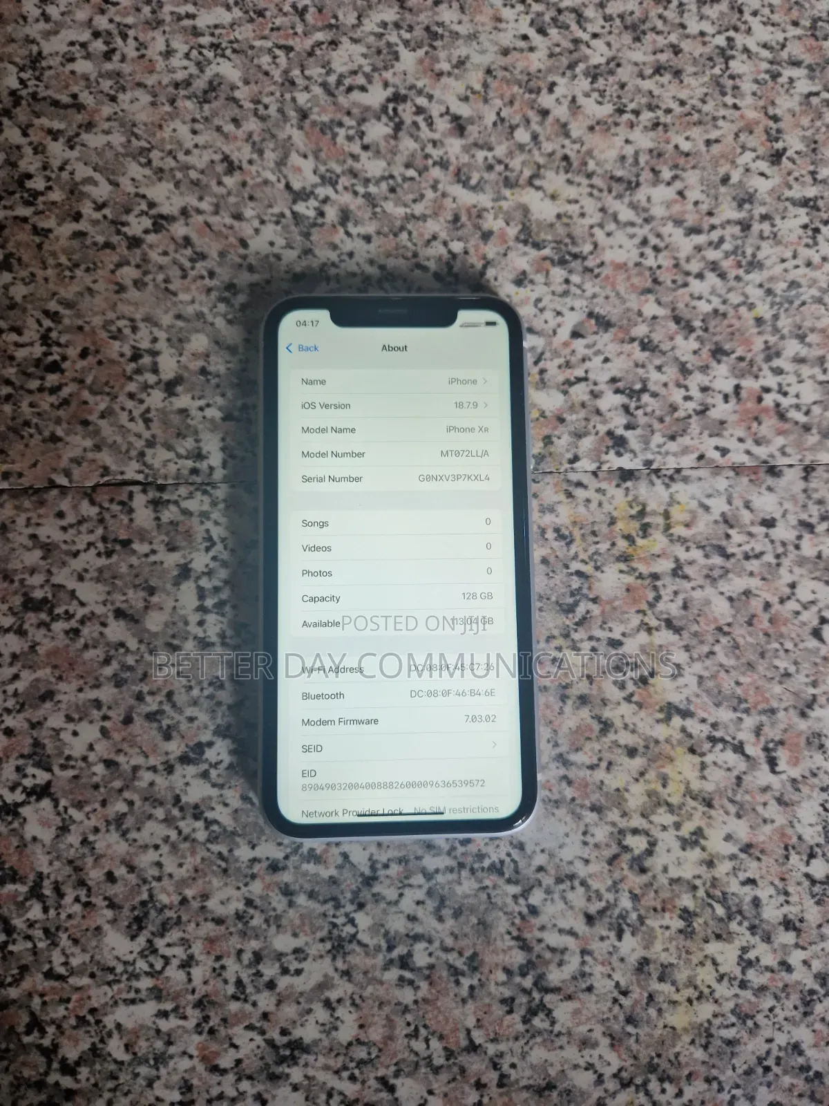 Apple iPhone XR 128 GB White