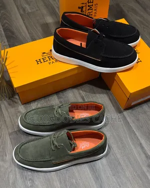 Men's Boat Suede Hermes Loafers Size 41-46