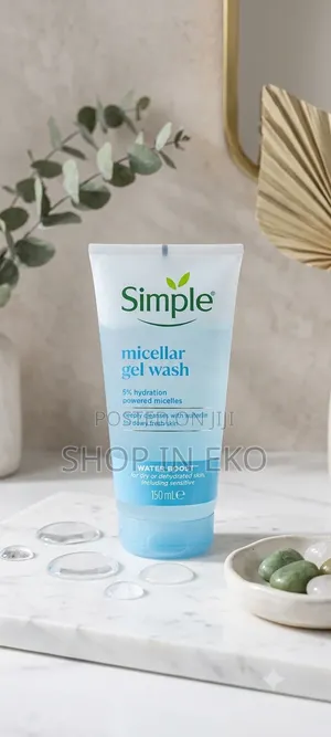 Simple Water Boost Micellar Facial Gel Wash – 150ml