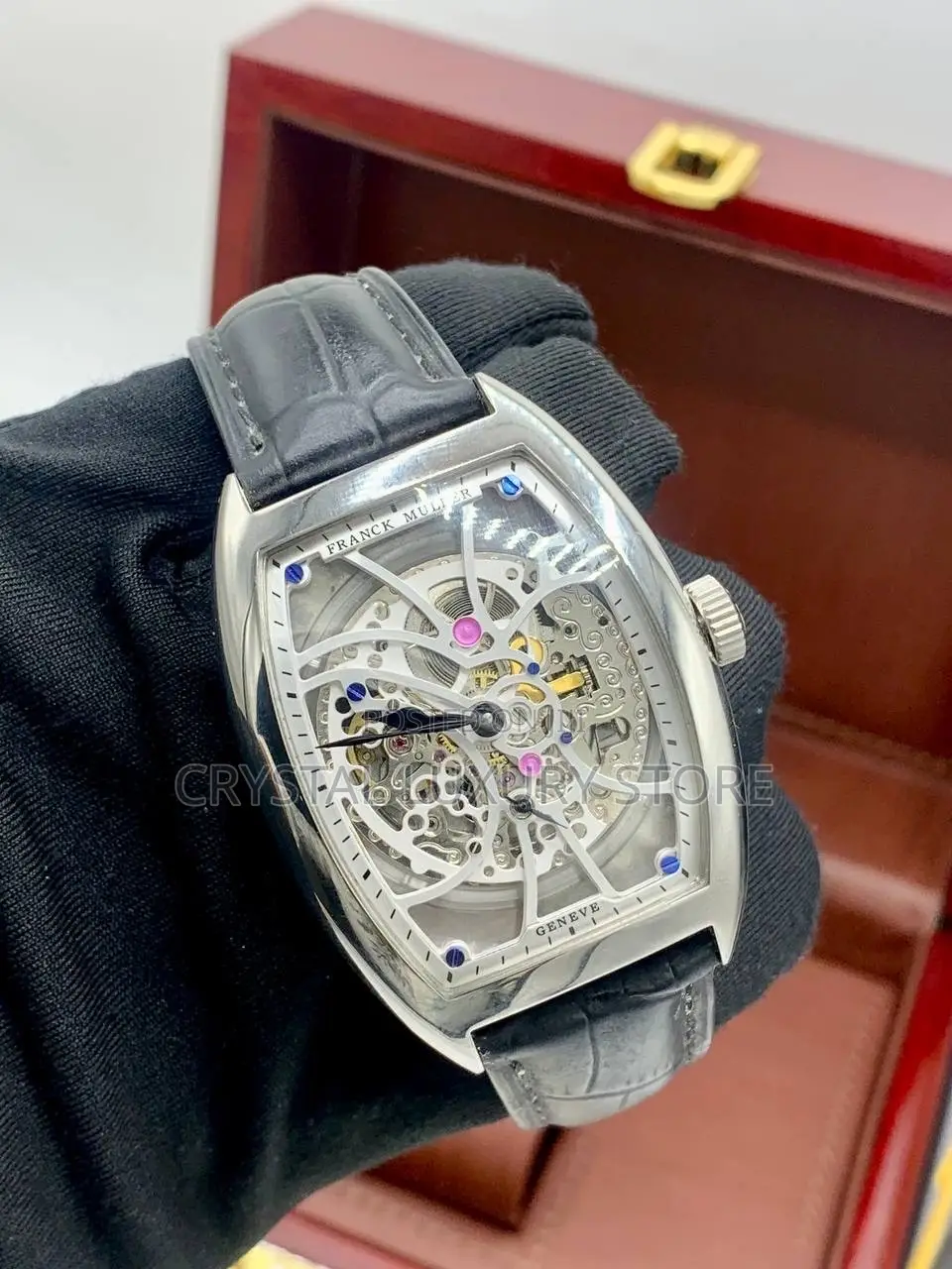 Franck Muller Quality Luxury Men Automatic Engine Wristwatch