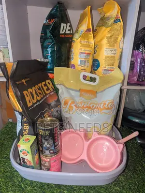 Cat Food Care Package ₦60,000 | Cat Litter, Food Litter Box