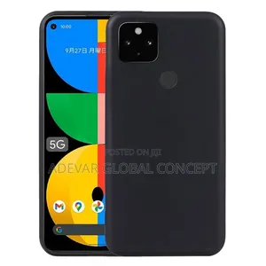 TPU Phone Case Pouch for Google Pixel 5 (Black)