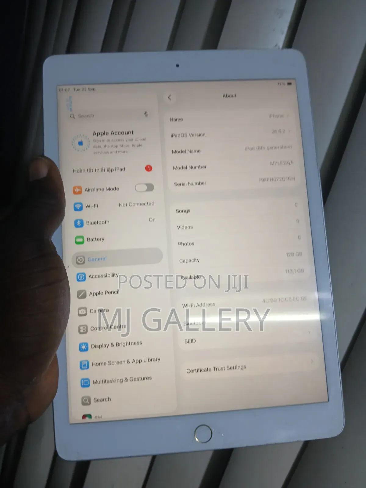 Apple iPad 10.2 (2021) 128 GB White