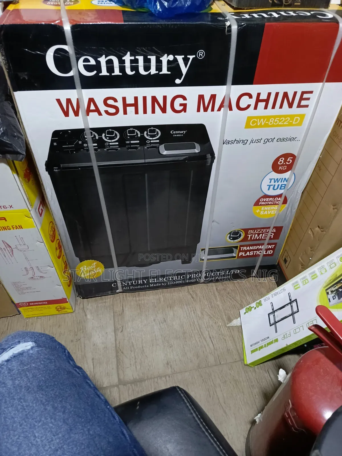 8.5kg Century Top Loader