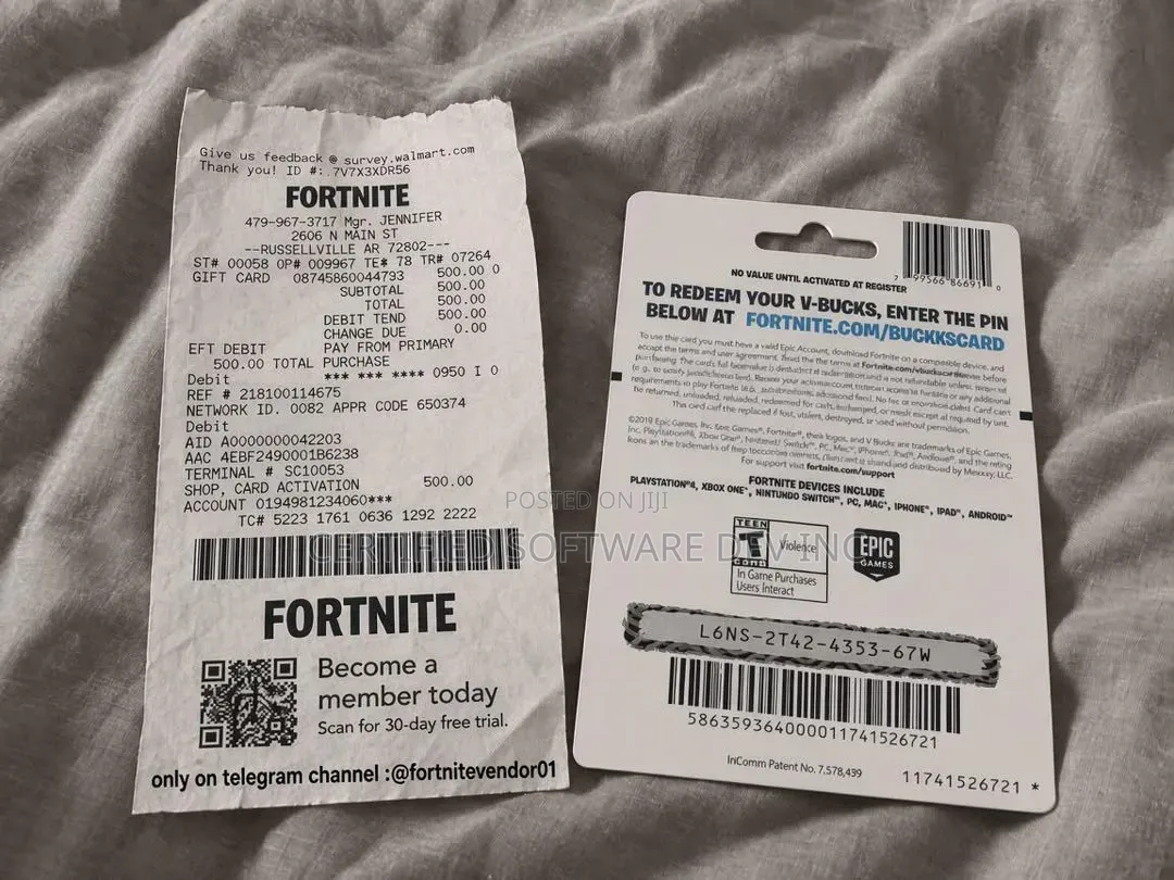 Fortnite Gift Card