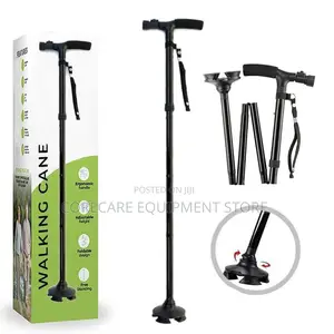 Walking Stick With LED Light & Alarm