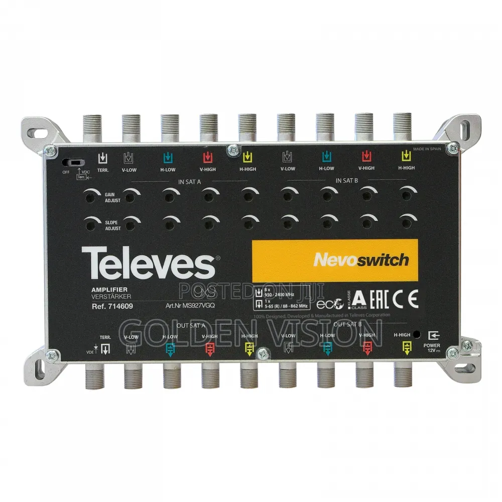 Nevo Televes Multi Switch Amplifier 9x9 Switch