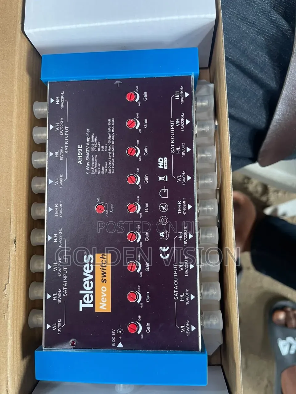 Nevo Televes Multi Switch Amplifier 9x9 Switch