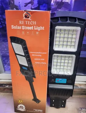 Heavy Duty RE TECH 7000W Waterproof Solar Street Outdoor Light