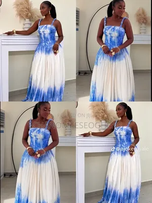 Adire Gown