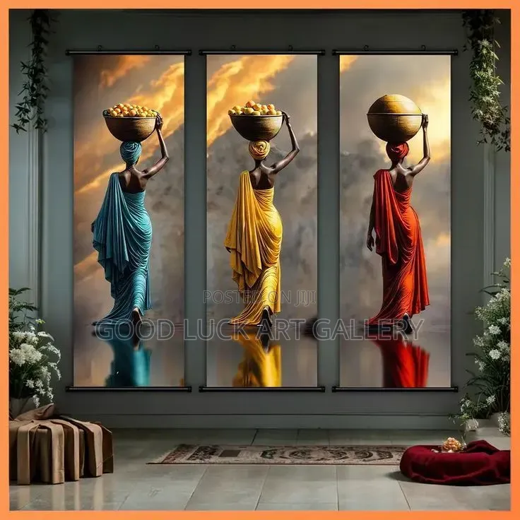 3 Vertical Spilt Canvas