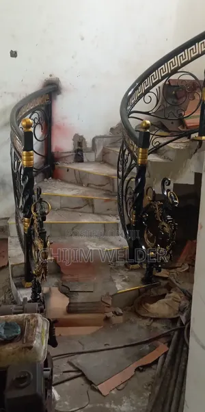 Decorative Metal Staircase Balcony Rails