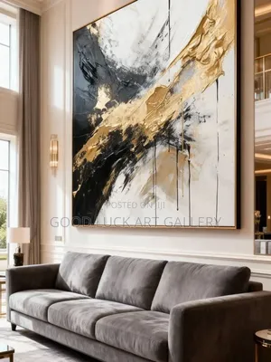 Gold Leaf Abstract Painting