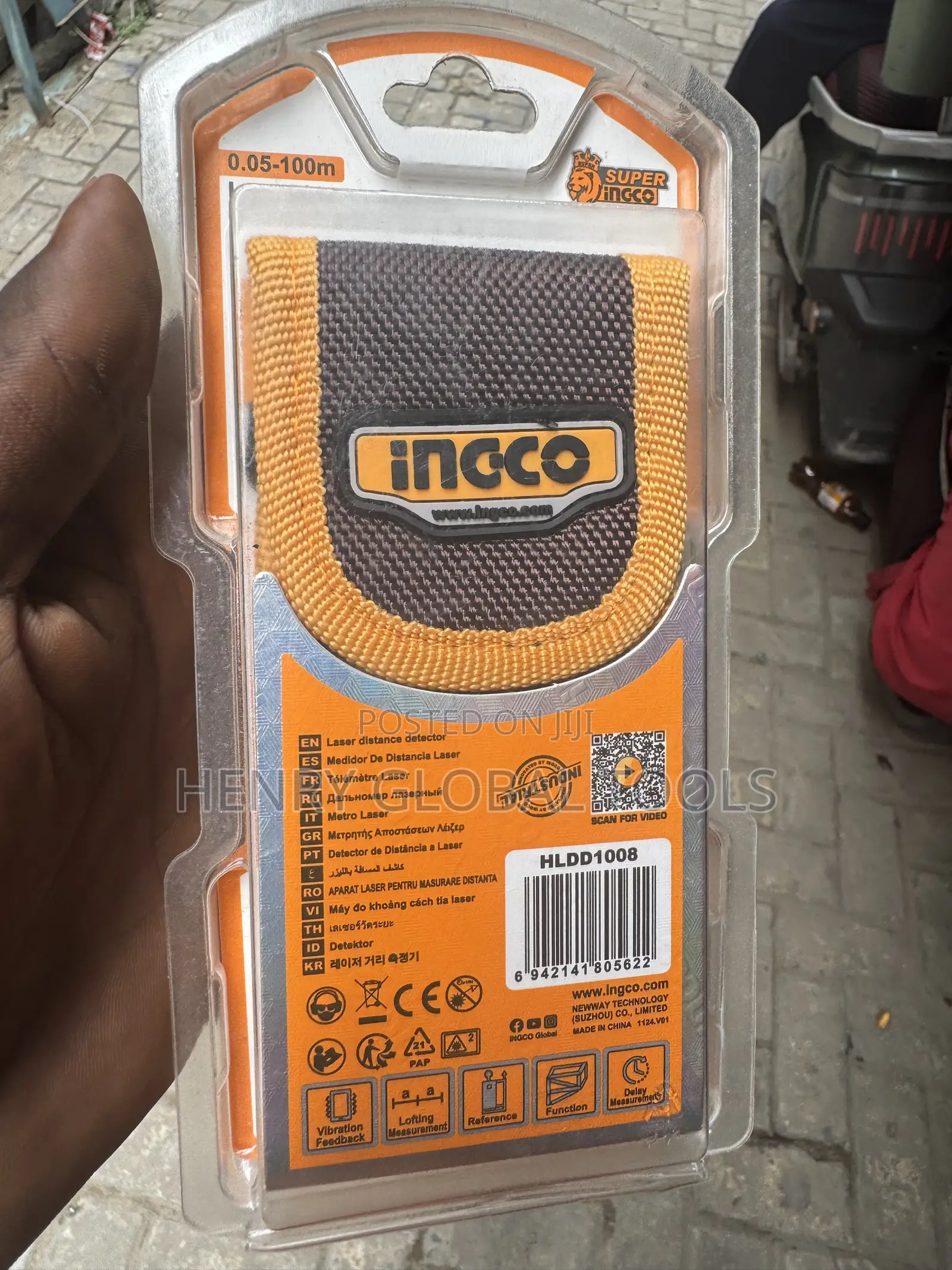 INGCO HLDD1008 100m Laser Distance Meter –