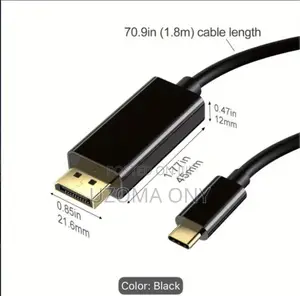 Display Port to Typce C Cord