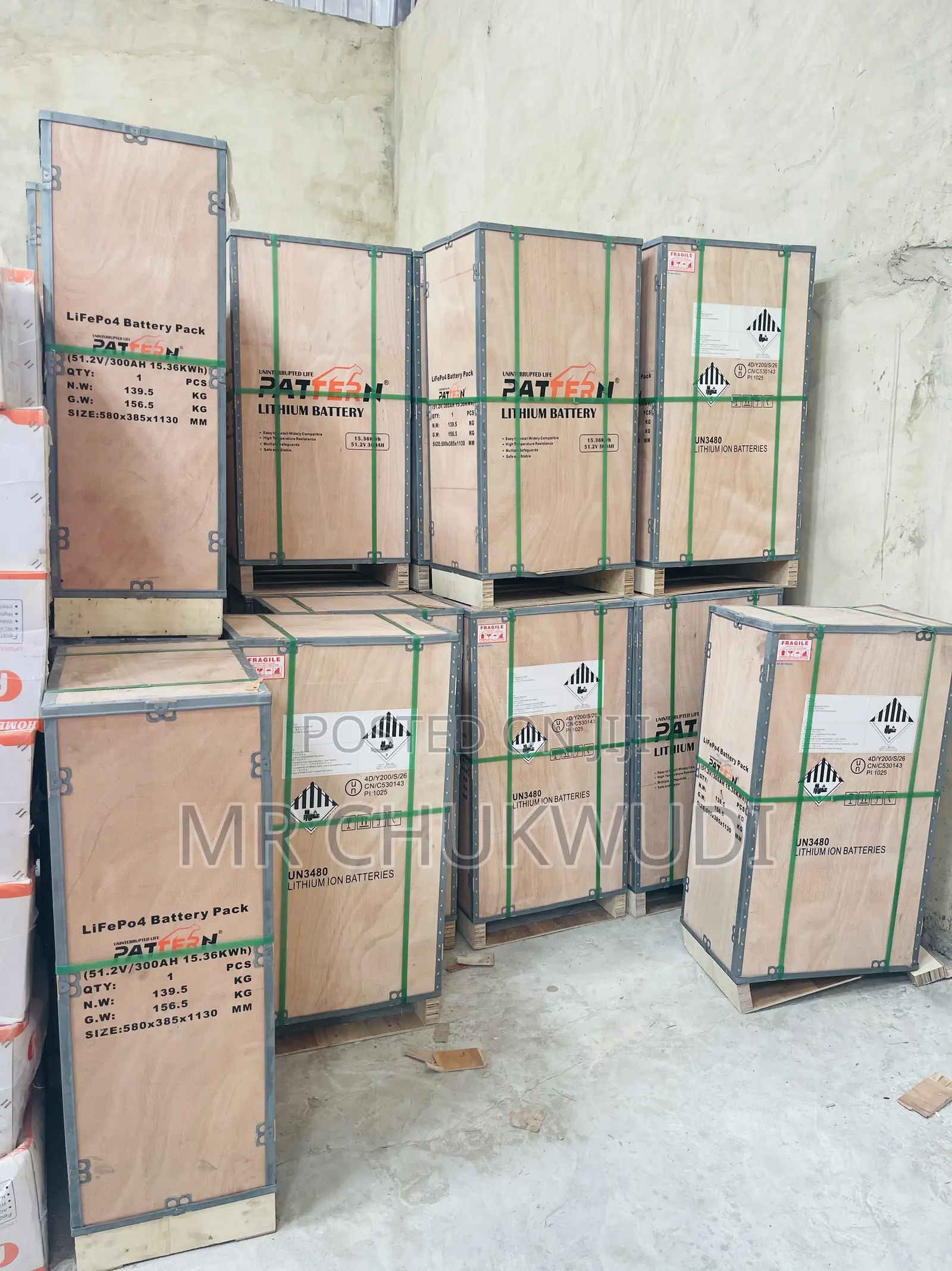 15.36kwh 51.2v Pattern Solar Lithium Ion Batteries Is Available