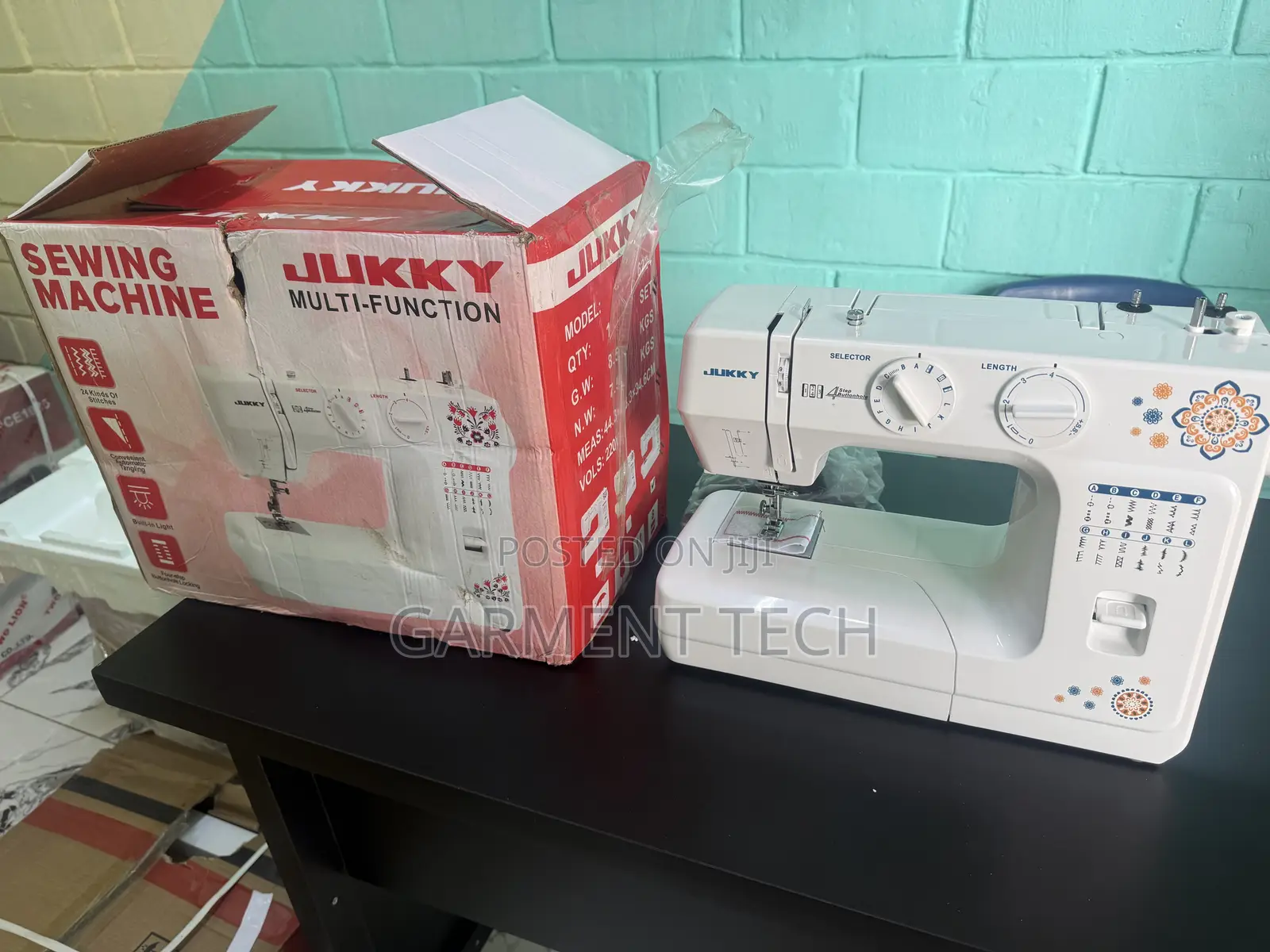 JUKKY FH6224 24-Stitch Multi-Function Table Top. Sewing Machine