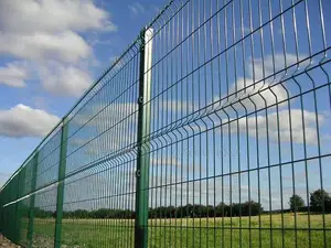 Finger Panel Mesh Fence With Pole
