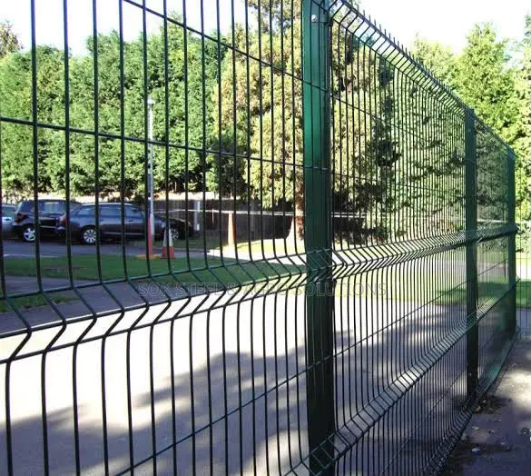 Finger Panel Mesh Fence With Pole