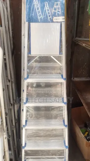 6 Step Aluminum a Platform Ladder