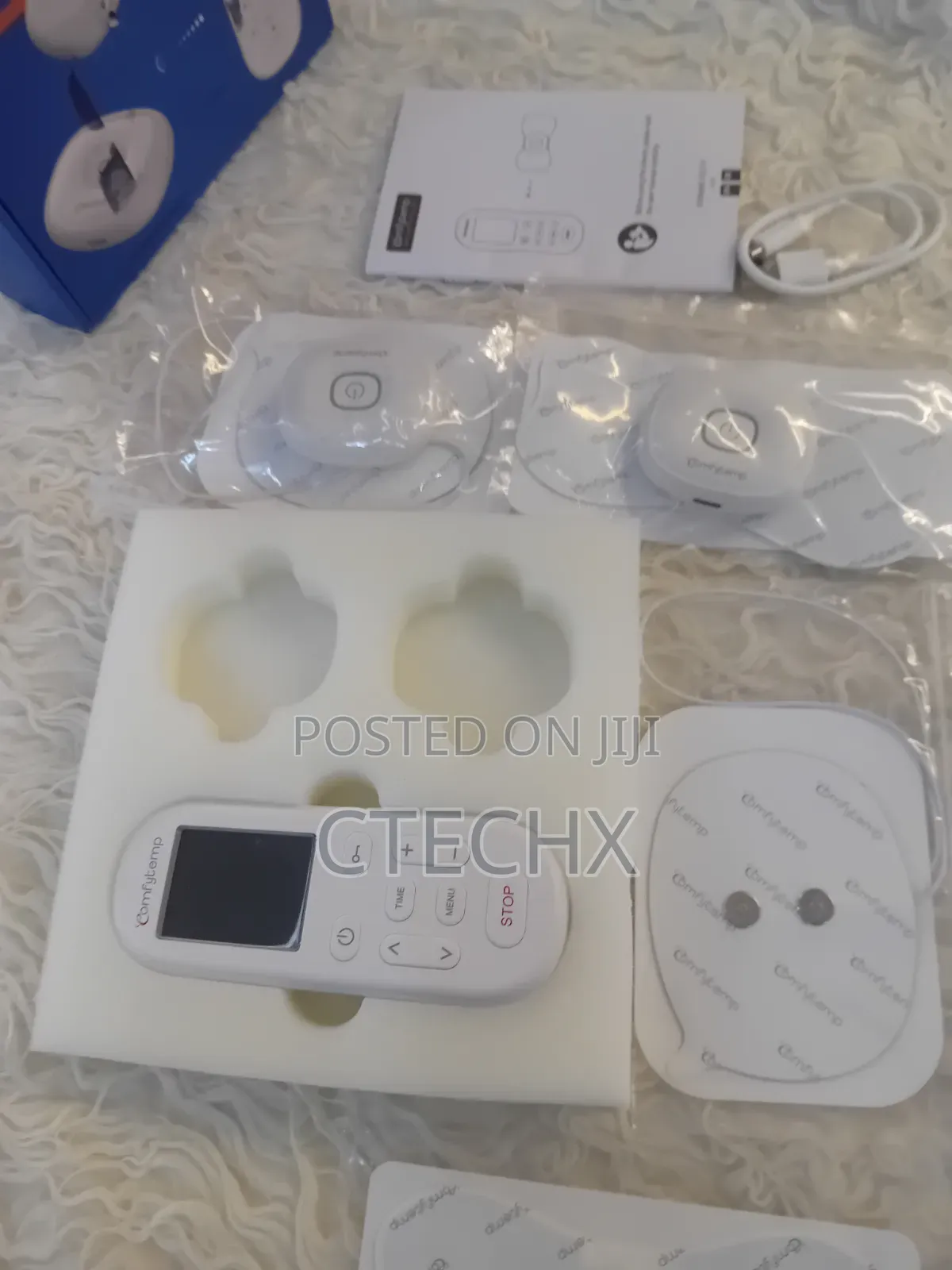 Comfytemp TENS/EMS/Massage Device Wireless Stimulator With 4 Pads