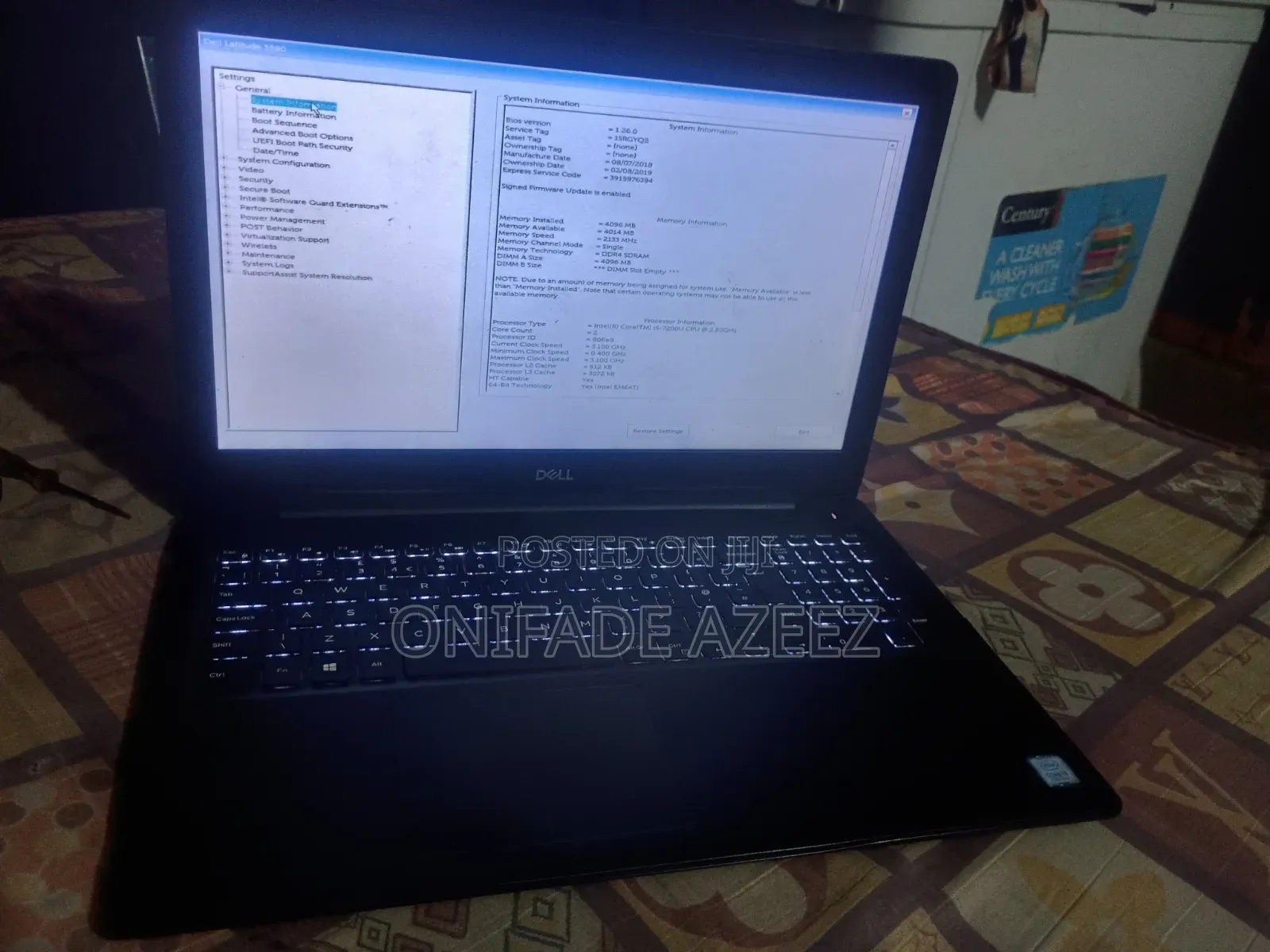 Laptop Dell Latitude 3590 4GB Intel Core i5 SSD 128GB