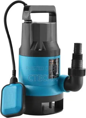 KATSU Tools 750W Submersible Pump for Clean and Dirty Water 12500 L/H