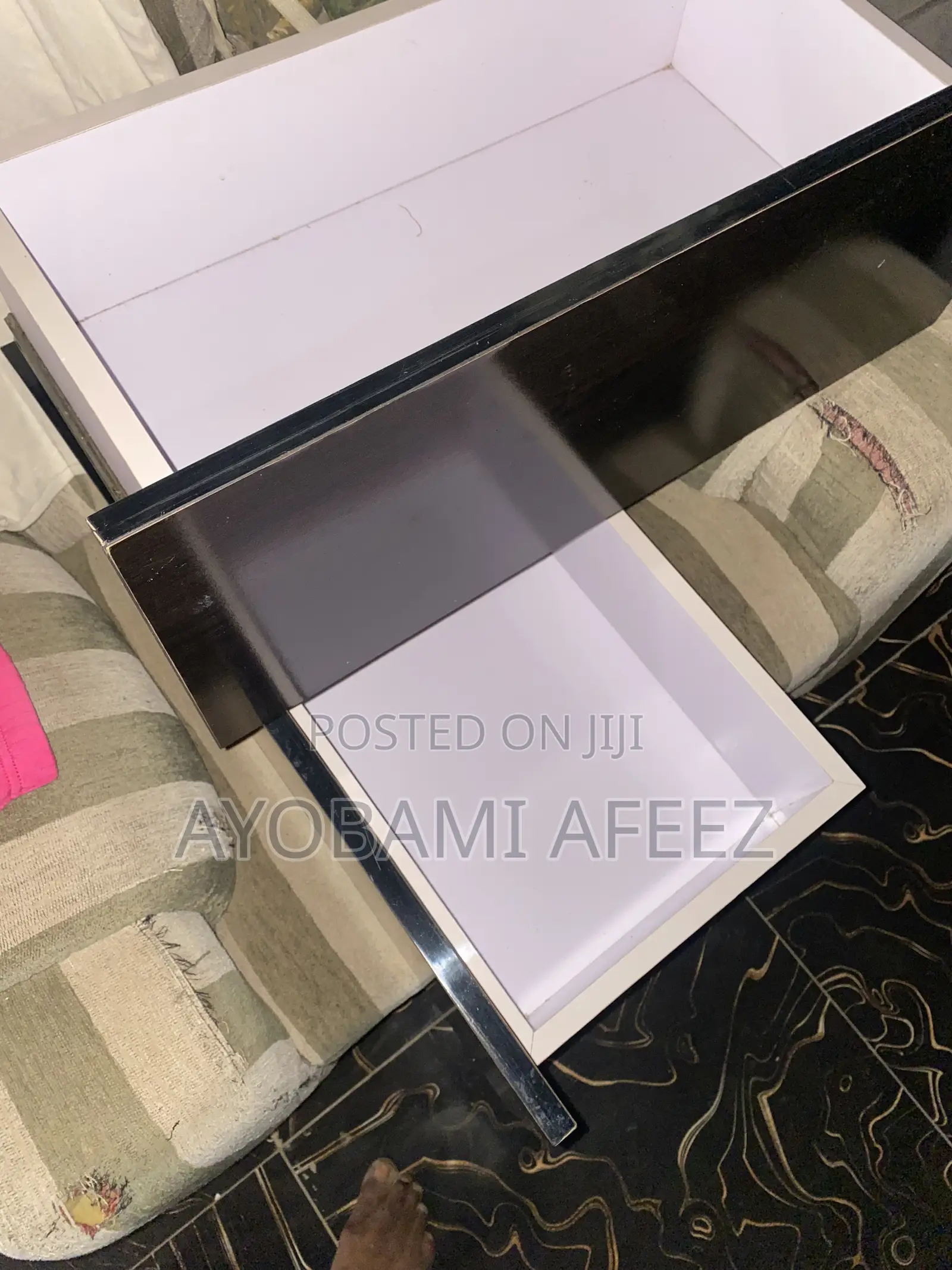 Interior TV Stand With Lights