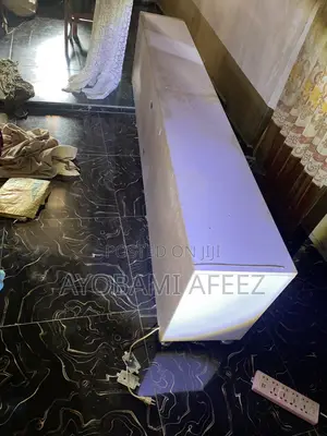Interior TV Stand With Lights