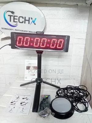 Gym Timer, Clock With Start/Stop Button, Interval Timer for Workout
