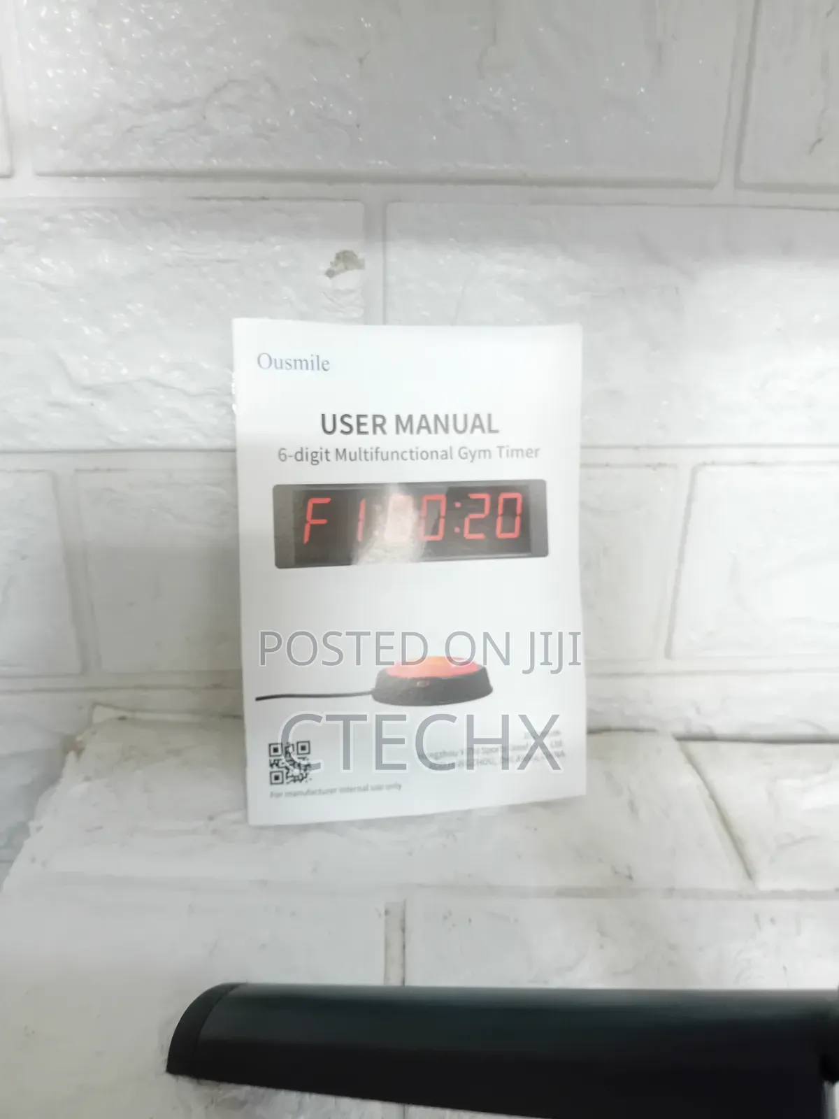 Gym Timer, Clock With Start/Stop Button, Interval Timer for Workout