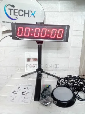 Gym Timer, Clock With Start/Stop Button, Interval Timer for Workout