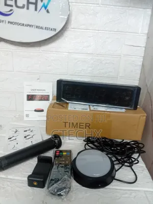 Gym Timer, Clock With Start/Stop Button, Interval Timer for Workout