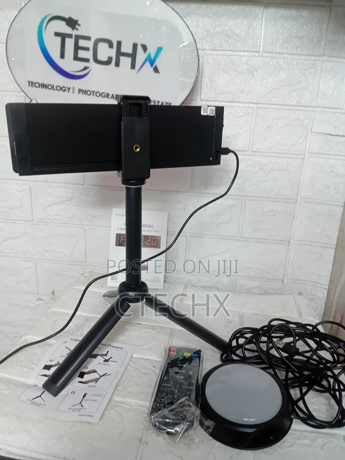 Gym Timer, Clock With Start/Stop Button, Interval Timer for Workout