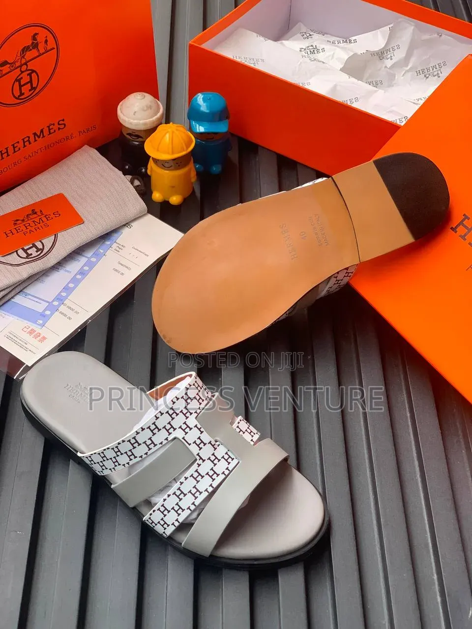 Men's Hermes Slippers