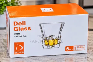 Deli Glass Ice Peak Cup – 6 PCS 220ml