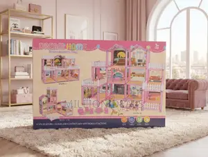 Multi-Story Luxury Dollhouse DIY Mansion With Furniture