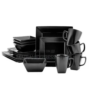 16 PCS Unbreakable Square Dinner Set