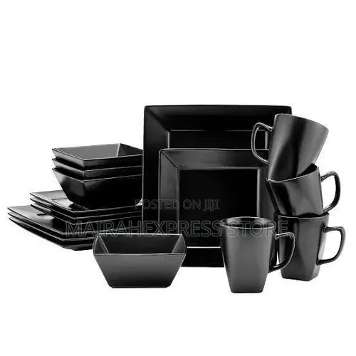 16 PCS Unbreakable Square Dinner Set