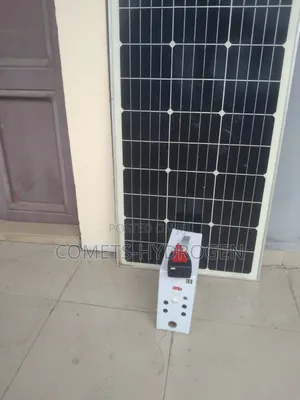 Complete DC/AC Solar Generator Kit With 150W Car Inverter 100W Panel
