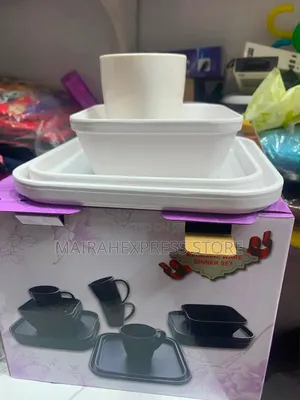 16 PCS Unbreakable Square Dinner Set