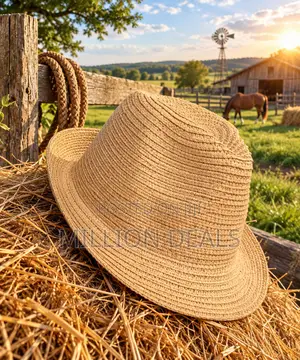 Mid Brim Straw Stylish Men's Hat