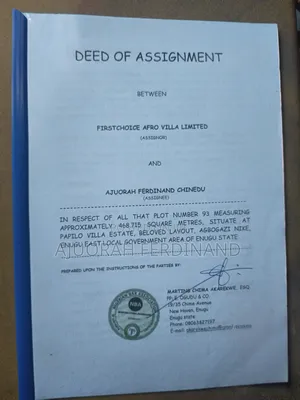 Distress Sale of One Plot of Land