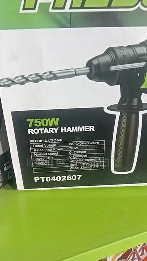4 PCs in Caton Rotery 26mm Hammer Drill Machine Prescott Battery Type