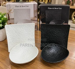 Textured Ceramic Serving Dish - 12pcs